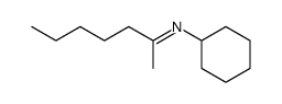 cyclohexyl-(1-methyl-hexylidene)-amine结构式