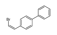 1-(2-bromoethenyl)-4-phenylbenzene结构式