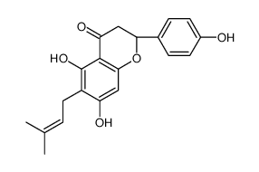 6-异戊二烯基柚皮素结构式