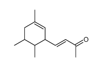 (E)-4-(3,5,6-trimethylcyclohex-2-en-1-yl)but-3-en-2-one结构式