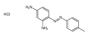 4-[(4-methylphenyl)diazenyl]benzene-1,3-diamine,hydrochloride Structure