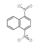 Naphthalene,1,4-dinitro- Structure