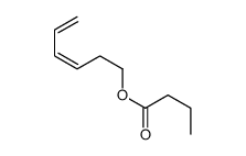 [(3Z)-hexa-3,5-dienyl] butanoate结构式