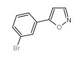 5-(3-溴苯基)异恶唑结构式