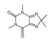 1,3,8,8-tetramethylpurine-2,6-dione Structure