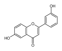 6-hydroxy-2-(3-hydroxyphenyl)chromen-4-one Structure