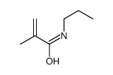 2-methyl-N-propylprop-2-enamide结构式