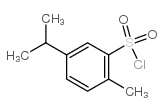 5-异丙基-2-甲基苯-1-磺酰氯结构式