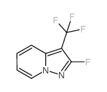 8-fluoro-7-(trifluoromethyl)-1,9-diazabicyclo[4.3.0]nona-2,4,6,8-tetraene结构式