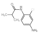 N-(4-氨基-2-氯苯基)-2-甲基丙酰胺结构式