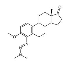 4-(Dimethylamino)azoestrone 3-Methyl Ether Structure