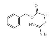 2-氨基-2-亚氨基乙基氨基甲酸苄酯结构式