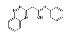 2-(1,2,4-benzotriazin-3-yl)-N-phenylacetamide结构式