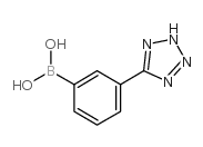 3-(1H-四唑-5-基)苯硼酸结构式