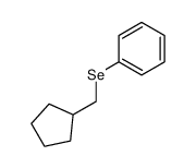 cyclopentylmethyl phenyl selenide Structure