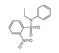 N-ethyl-2-nitro-N-phenylbenzenesulphonamide结构式