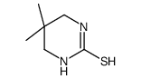 5,5-dimethyl-1,3-diazinane-2-thione结构式