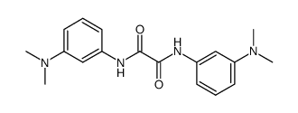 N,N'-bis-(3-dimethylamino-phenyl)-oxalamide结构式