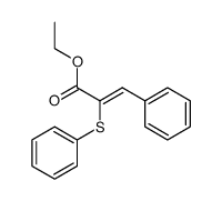 ethyl 3-phenyl-2-(phenylthio)propenoate Structure