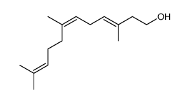 (6Z)-3,7,11-trimethyldodeca-3,6,10-trien-1-ol Structure