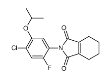 2-(4-chloro-2-fluoro-5-propan-2-yloxyphenyl)-4,5,6,7-tetrahydroisoindole-1,3-dione Structure