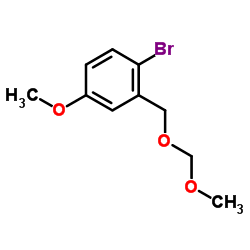 1-Bromo-4-methoxy-2-[(methoxymethoxy)methyl]benzene结构式