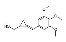 [2-[(3,4,5-trimethoxyphenyl)methylidene]cyclopropyl]methanol结构式