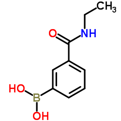 [3-(Ethylcarbamoyl)phenyl]boronic acid Structure