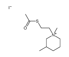 S-[2-(1,3-dimethylpiperidin-1-ium-1-yl)ethyl] ethanethioate,iodide结构式