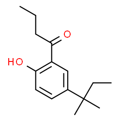 1-(2-Hydroxy-5-(tert-pentyl)phenyl)butan-1-one Structure