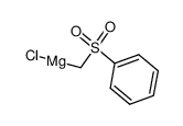 ((phenylsulfonyl)methyl)magnesium chloride结构式