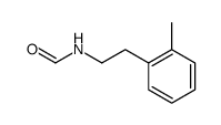 2-(2-methylphenyl)ethylformamide结构式