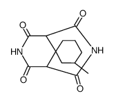 3-methyl-spiro[cyclohexane-1,9'-(3,7-diaza-bicyclo[3.3.1]nonane)]-2',4',6',8'-tetraone结构式