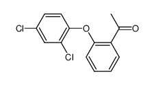 2-(2,4-dichlorophenoxy)acetophenone Structure