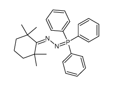 2,2,6,6-tetramethylcyclohexanone triphenylphosphoranylidenehydrazone Structure