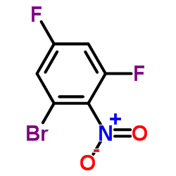 2-溴-4,6-二氟硝基苯结构式