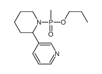 3-[1-[methyl(propoxy)phosphoryl]piperidin-2-yl]pyridine Structure