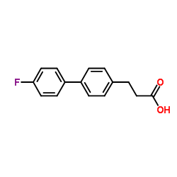 3-(4'-Fluoro-4-biphenylyl)propanoic acid Structure