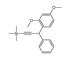 [3-(2,4-dimethoxyphenyl)-3-phenylprop-1-ynyl]-trimethylsilane Structure