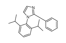 1-(2,6-二异丙基苯基)-2-苯基-1H-咪唑结构式