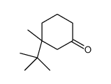 3-tert-butyl-3-methylcyclohexan-1-one Structure