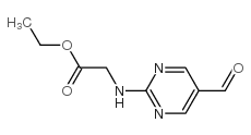 ethyl 2-[(5-formylpyrimidin-2-yl)amino]acetate Structure