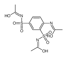 N-[2,4-bis(acetylsulfamoyl)phenyl]acetamide Structure