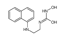 1-hydroxy-3-[2-(naphthalen-1-ylamino)ethyl]urea结构式