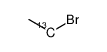 溴乙烷-1-13C结构式