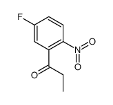 1-(5-fluoro-2-nitrophenyl)propan-1-one结构式