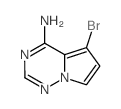 5-溴吡咯并[1,2-f][1,2,4]噻嗪-4-胺结构式