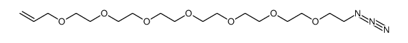 α-allyl-ω-(2-azidoethoxy)hexa(oxyethylene)结构式