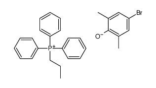 triphenylpropylphosphonium, salt with 4-bromo-2,6-xylenol (1:1) picture
