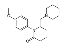 N-(4-methoxyphenyl)-N-(1-piperidin-1-ylpropan-2-yl)propanamide结构式